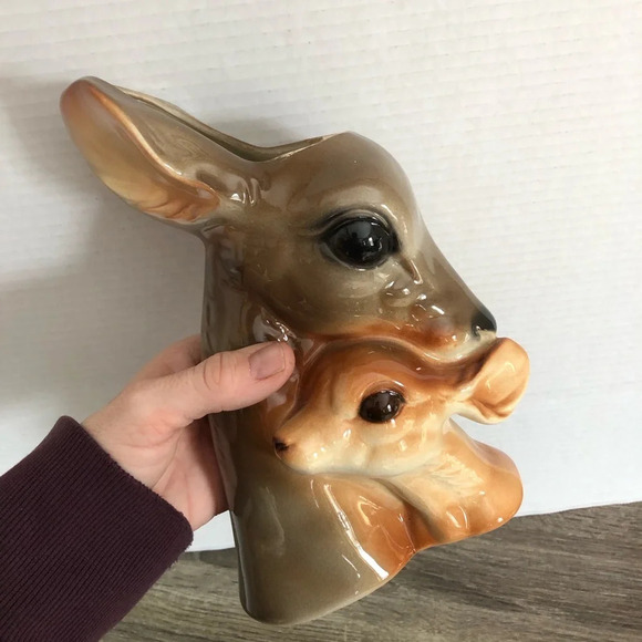 Vtg Royal Copley Doe and Fawn - Picture 12 of 12